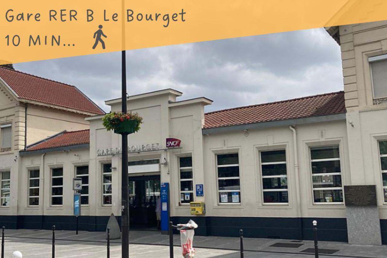 Apartamento L'Eugene - 10Min Du Rer B Le Bourget, Parking, Wifi Drancy Exterior foto